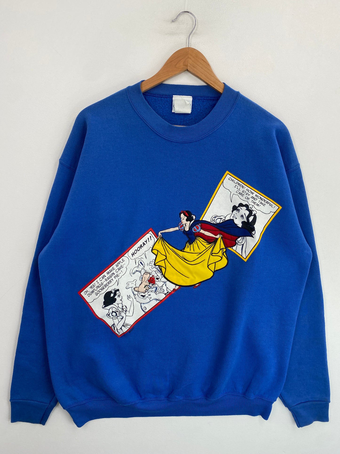 90's DISNEY SNOW WHITE Made in USA Size Approx.XL Vintage Sweat-Shirt / G6919S