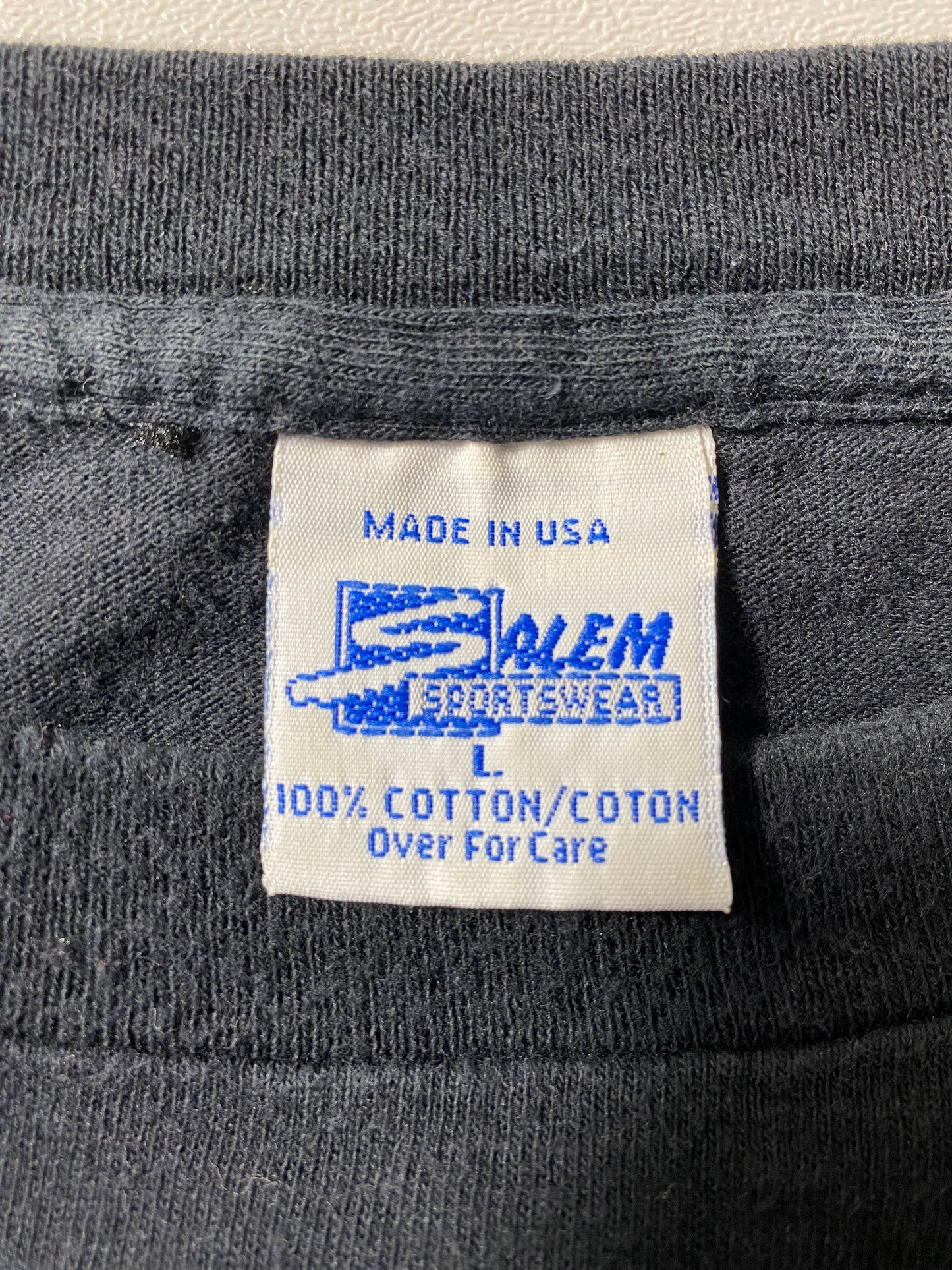 90's CHICAGO BLACKHAWKS Size L Vintage NHL T-Shirt / F9738T