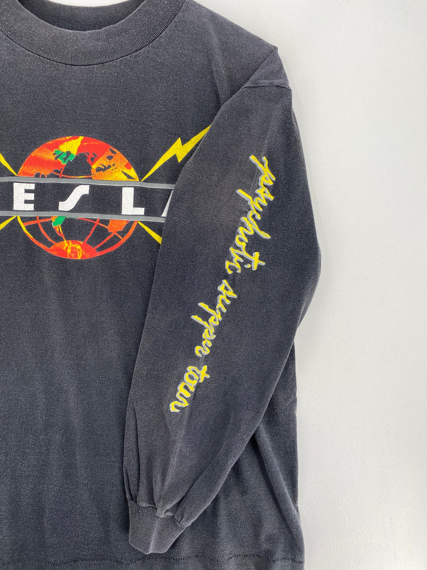 1992 TESLA PHYCHOTIC Made in USA Size XL Vintage T-Shirts / G6321T