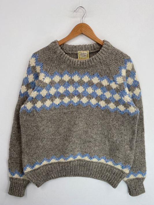 Vintage GAELTARRA Size Approx. M Wool Knit Sweater / G6992K