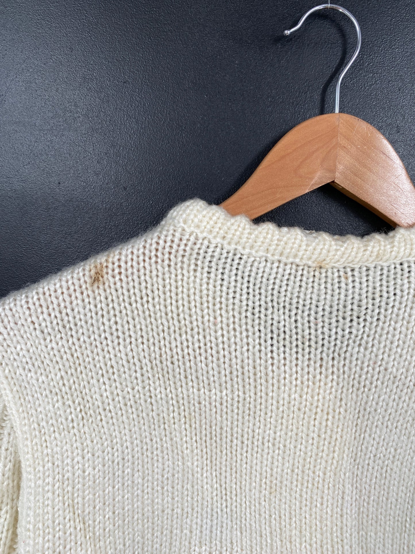Vintage Cardigan Size Ladies L Knit Sweater / G6991K