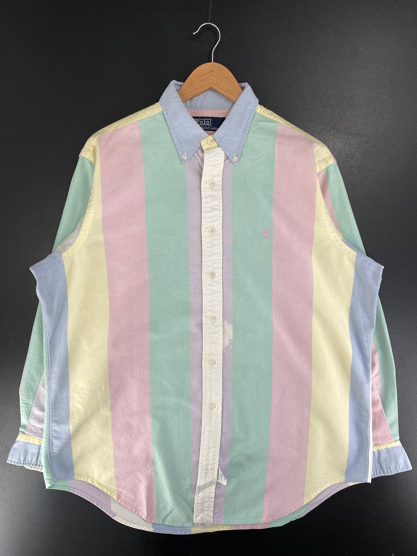 90's POLO RALPH LAUREN Size 17-34 (Approx.XXL) Vintage Button Down Shirt / G3401B