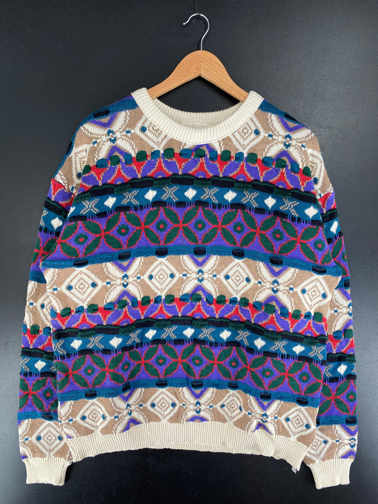 Vintage LEONIAK Size L Cotton Knitwear / F9164K