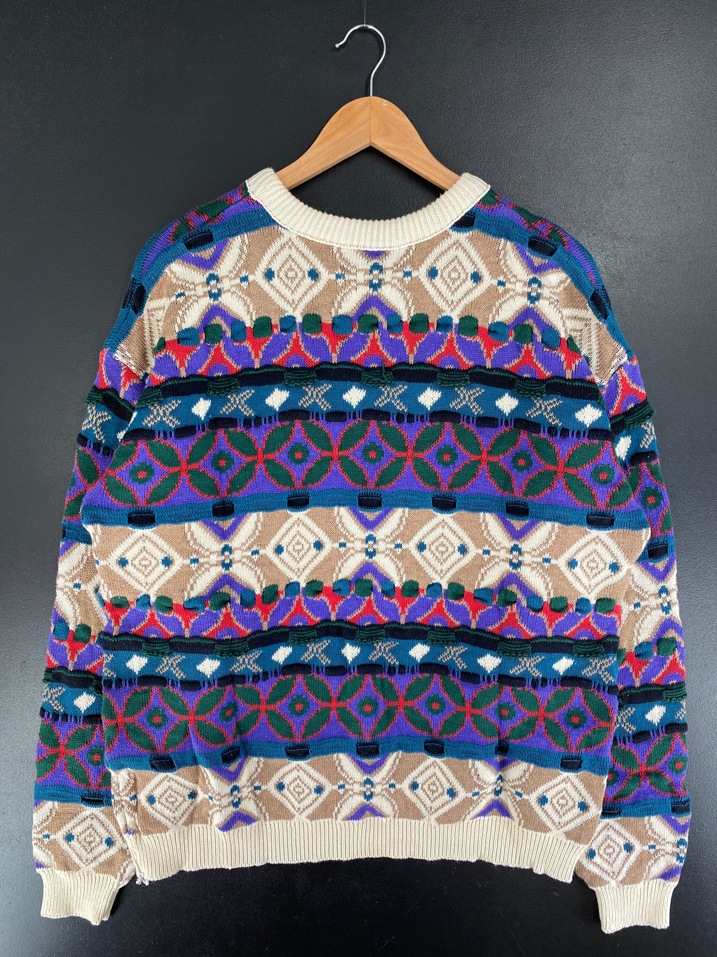 Vintage LEONIAK Size L Cotton Knitwear / F9164K