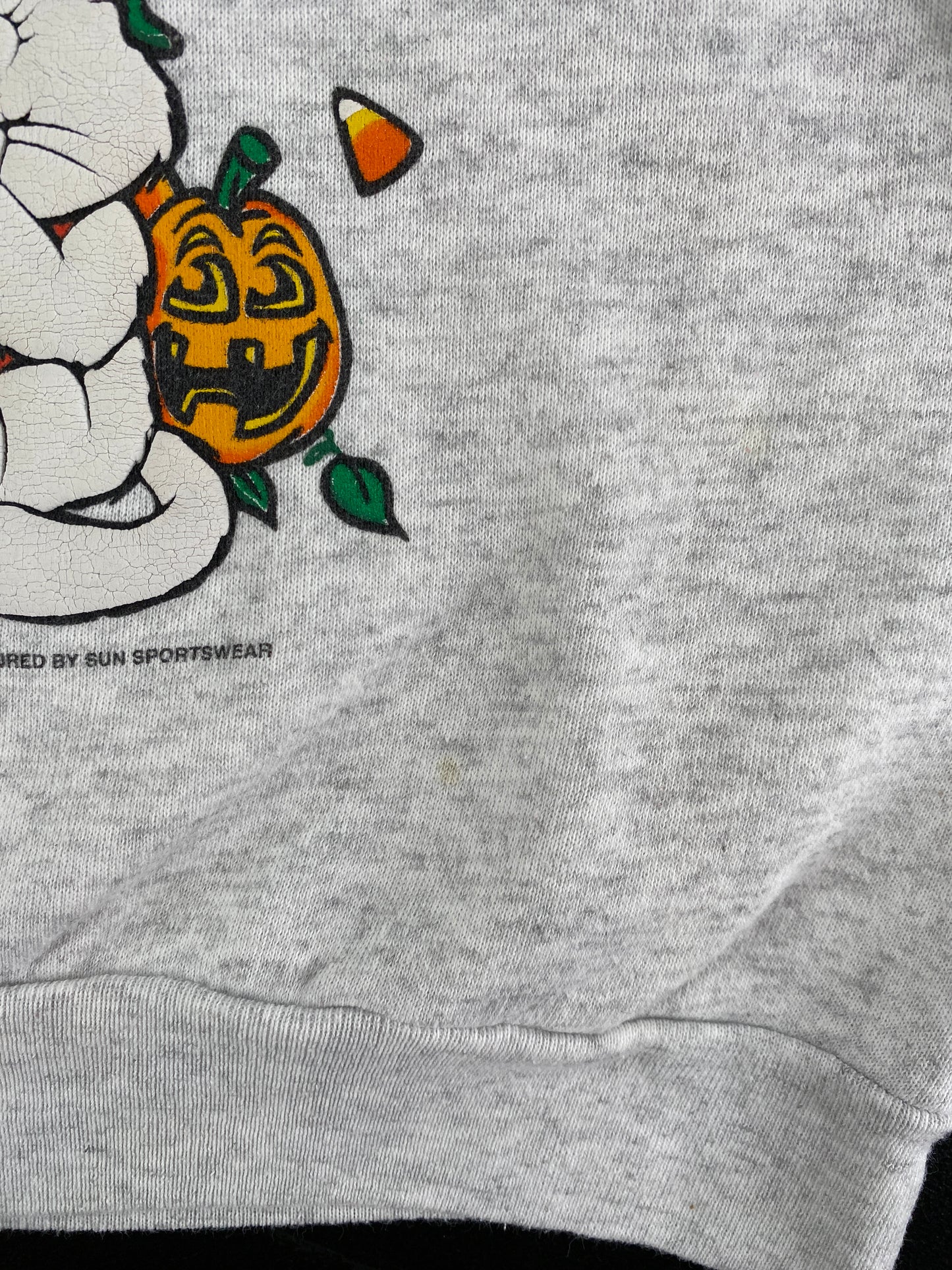90's CATS HALLOWEEN Made in USA Size XL Vintage Sweat-Shirt / F3121S