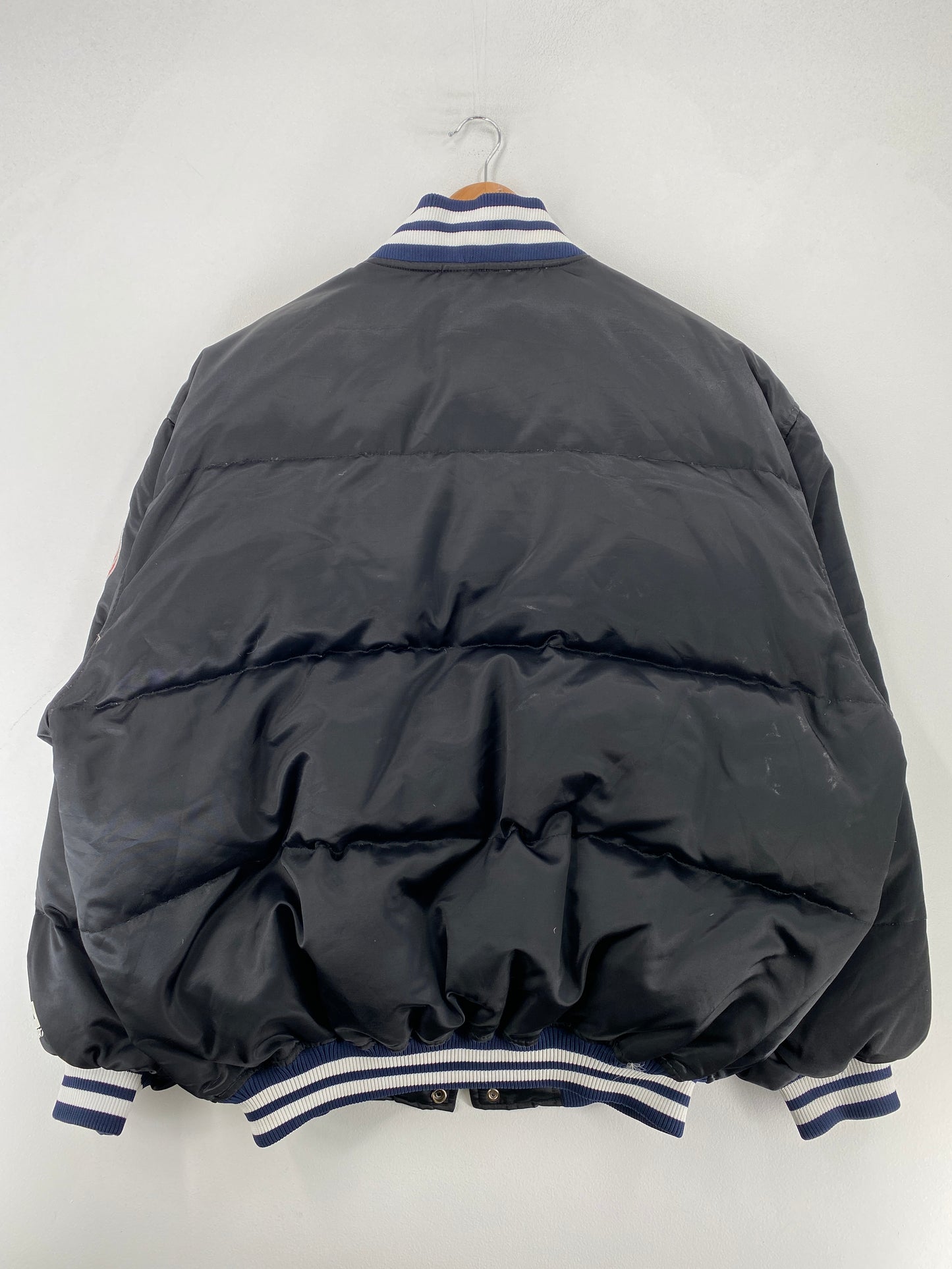 Vintage STARTER x NEW YORK YANKEES Size XL MLB Nylon Down Jacket / F9828J
