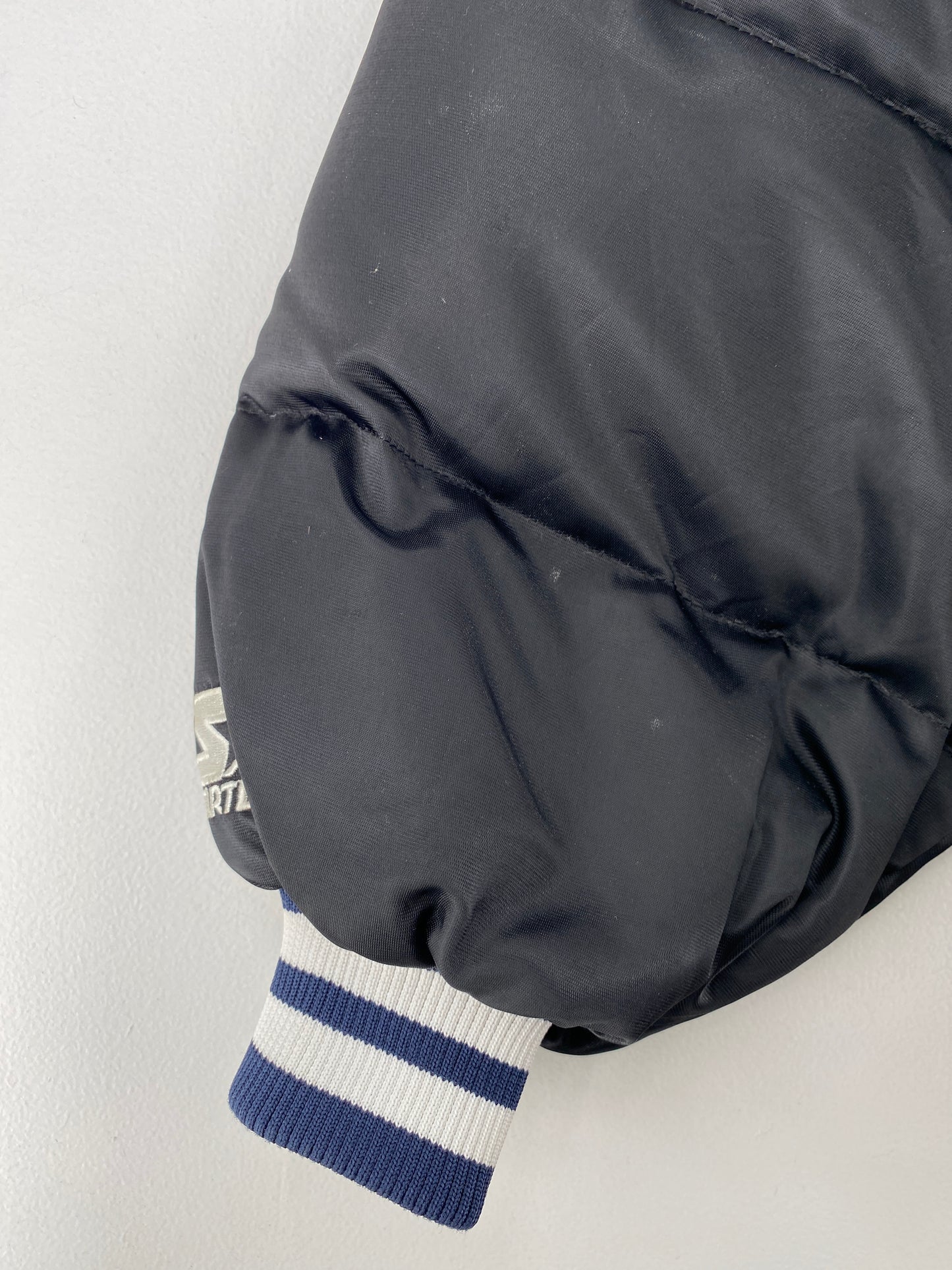 Vintage STARTER x NEW YORK YANKEES Size XL MLB Nylon Down Jacket / F9828J