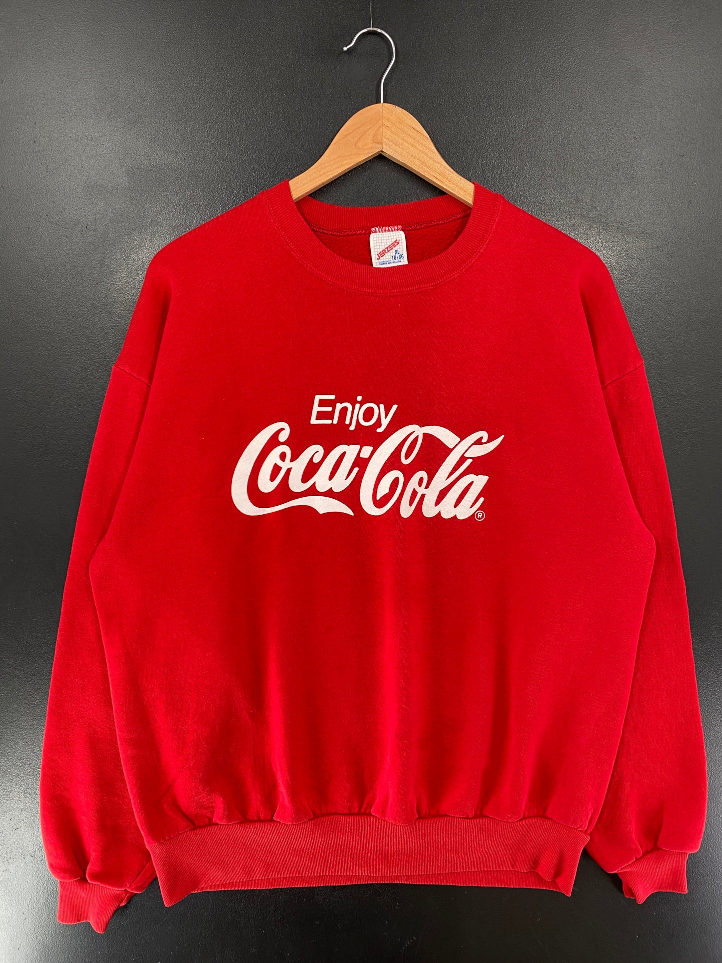 80’s COCA COLA Made in USA Size XL Vintage Sweat-Shirt / G7114S