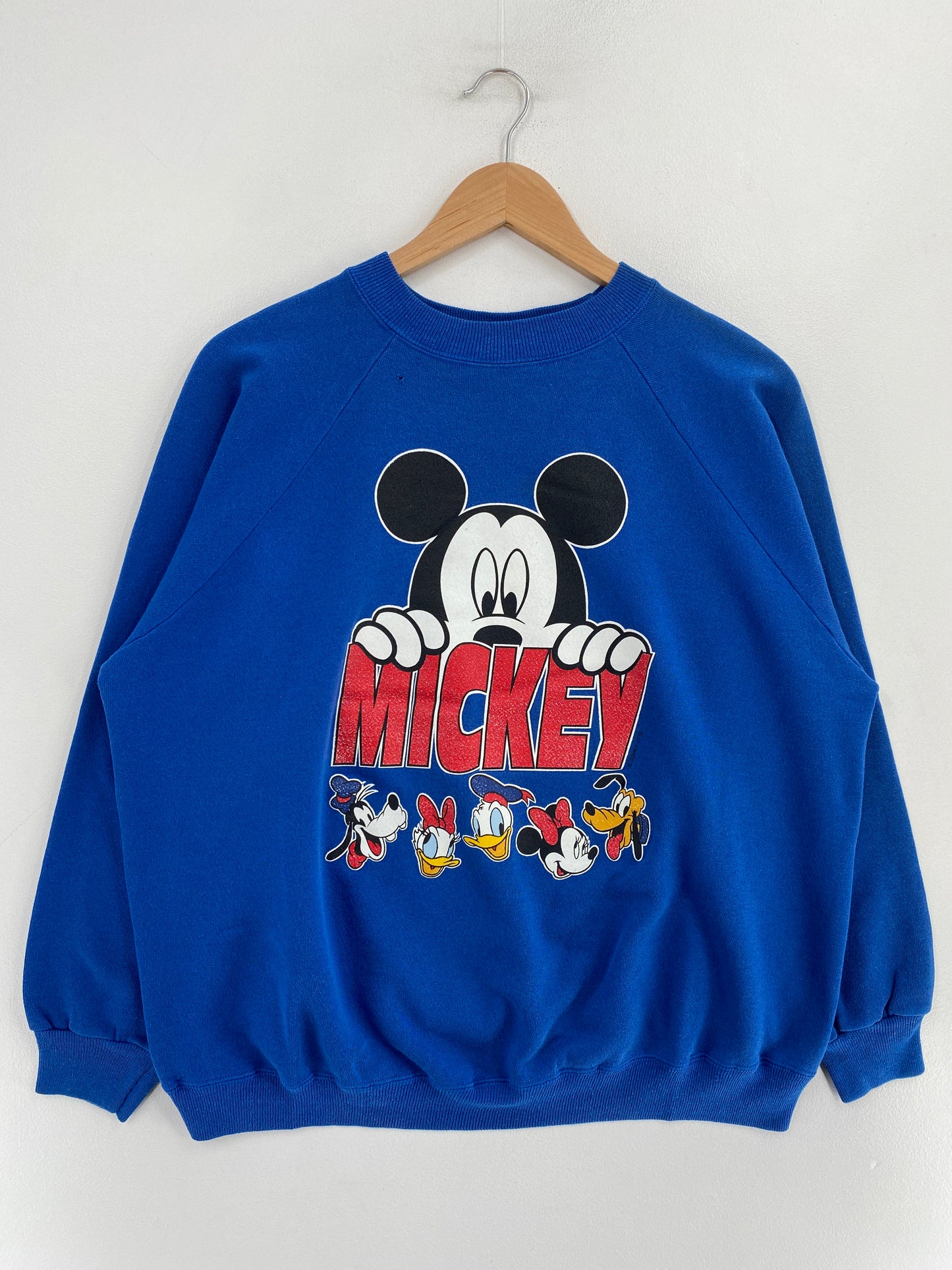 90’s DISNEY MICKEY Size XL Vintage Sweat-shirt / G6607S