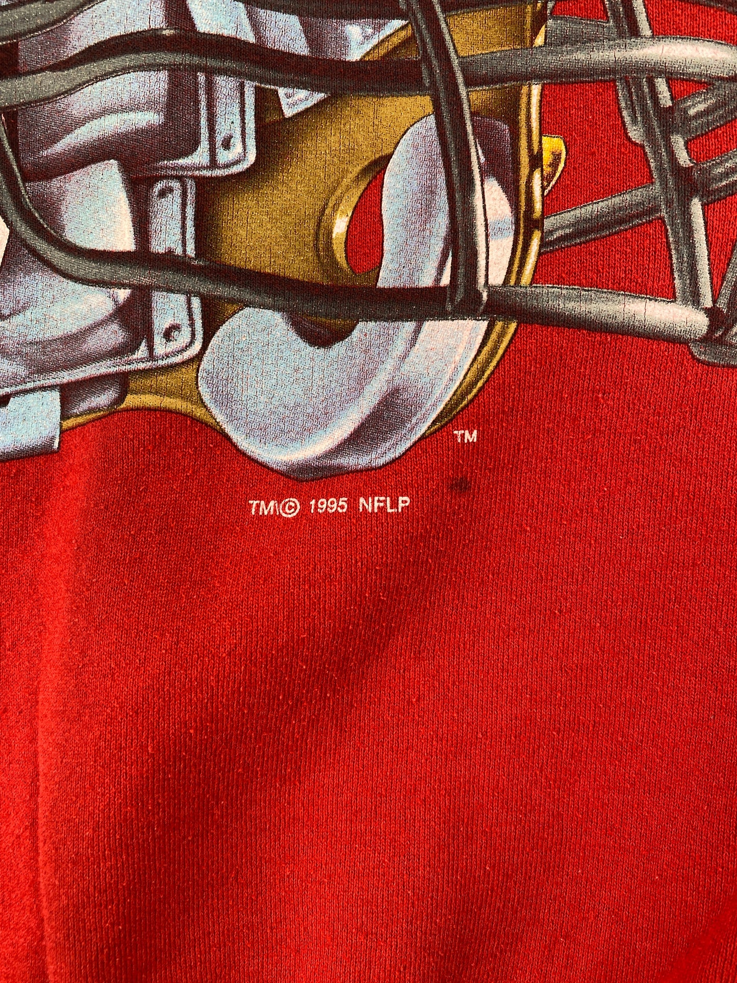 1995 SALEM x SAN FRANCISCO 49ERS Made in USA Size XL Vintage NFL Sweat-Shirt / F1816S