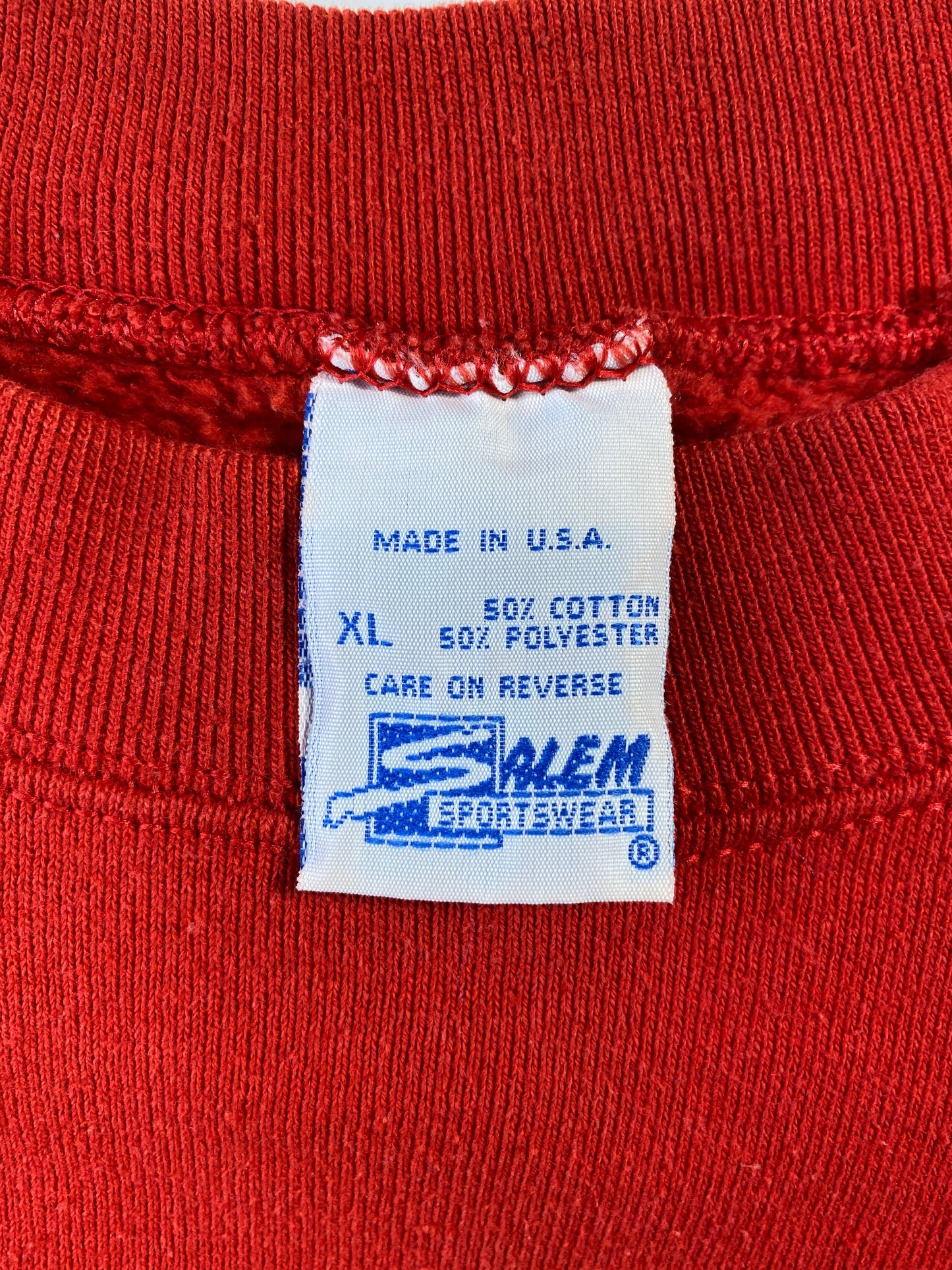 1995 SALEM x SAN FRANCISCO 49ERS Made in USA Size XL Vintage NFL Sweat-Shirt / F1816S