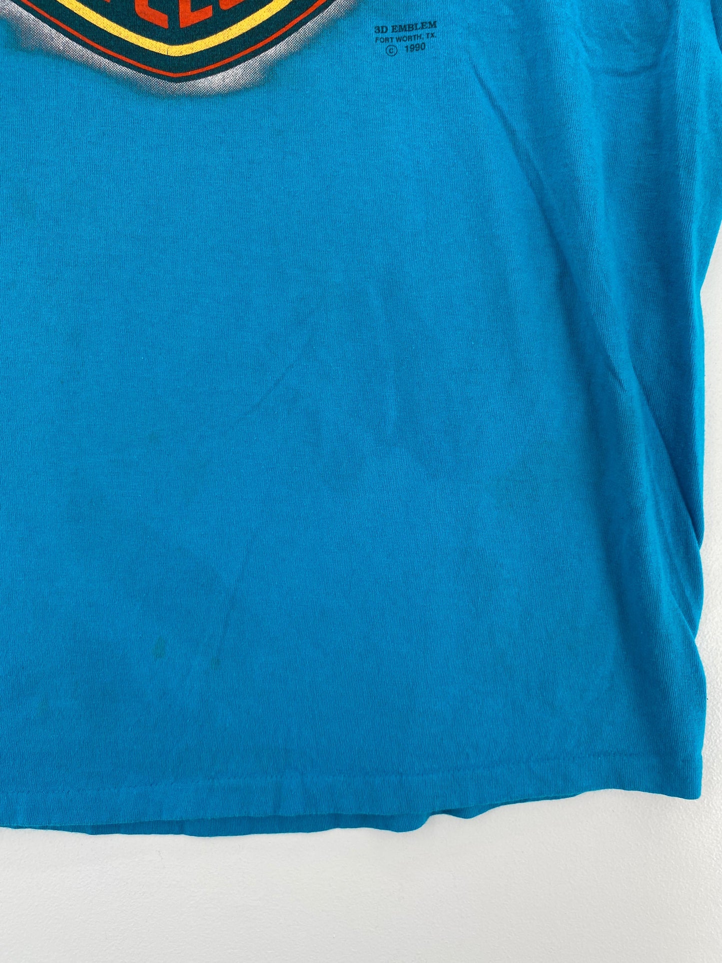 1990 HARLEY DAVIDSON 3D Emnlem Made in USA Size XL Vintage T-Shirt / G3416T