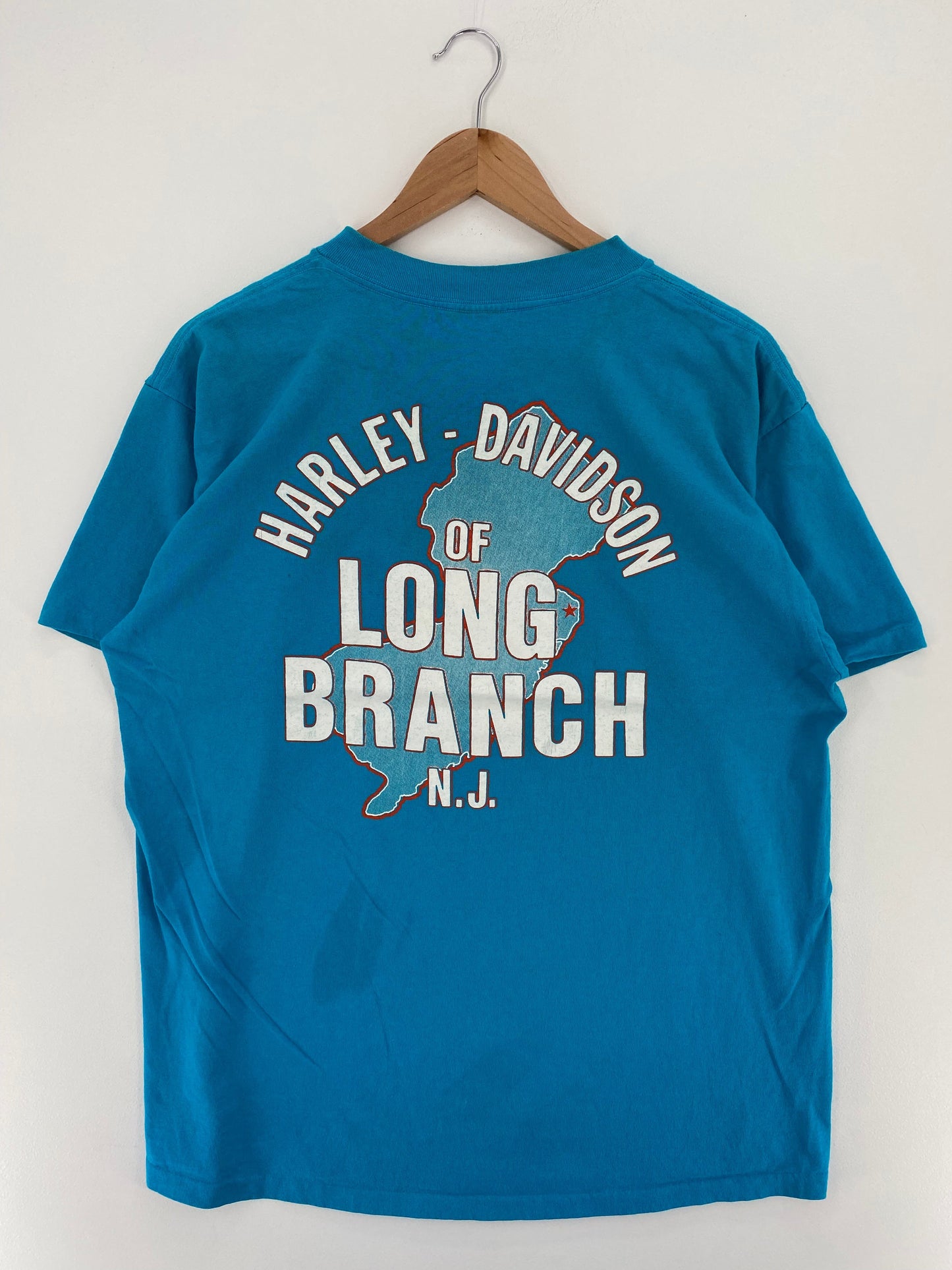 1990 HARLEY DAVIDSON 3D Emnlem Made in USA Size XL Vintage T-Shirt / G3416T