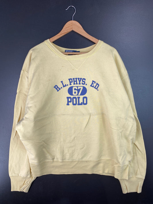 .90's POLO RALPH LAUREN Size XXL Vintage Sweat-Shirt  / E8053S