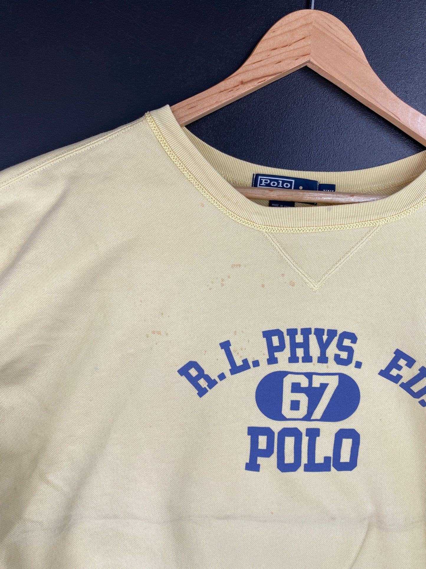 .90's POLO RALPH LAUREN Size XXL Vintage Sweat-Shirt  / E8053S