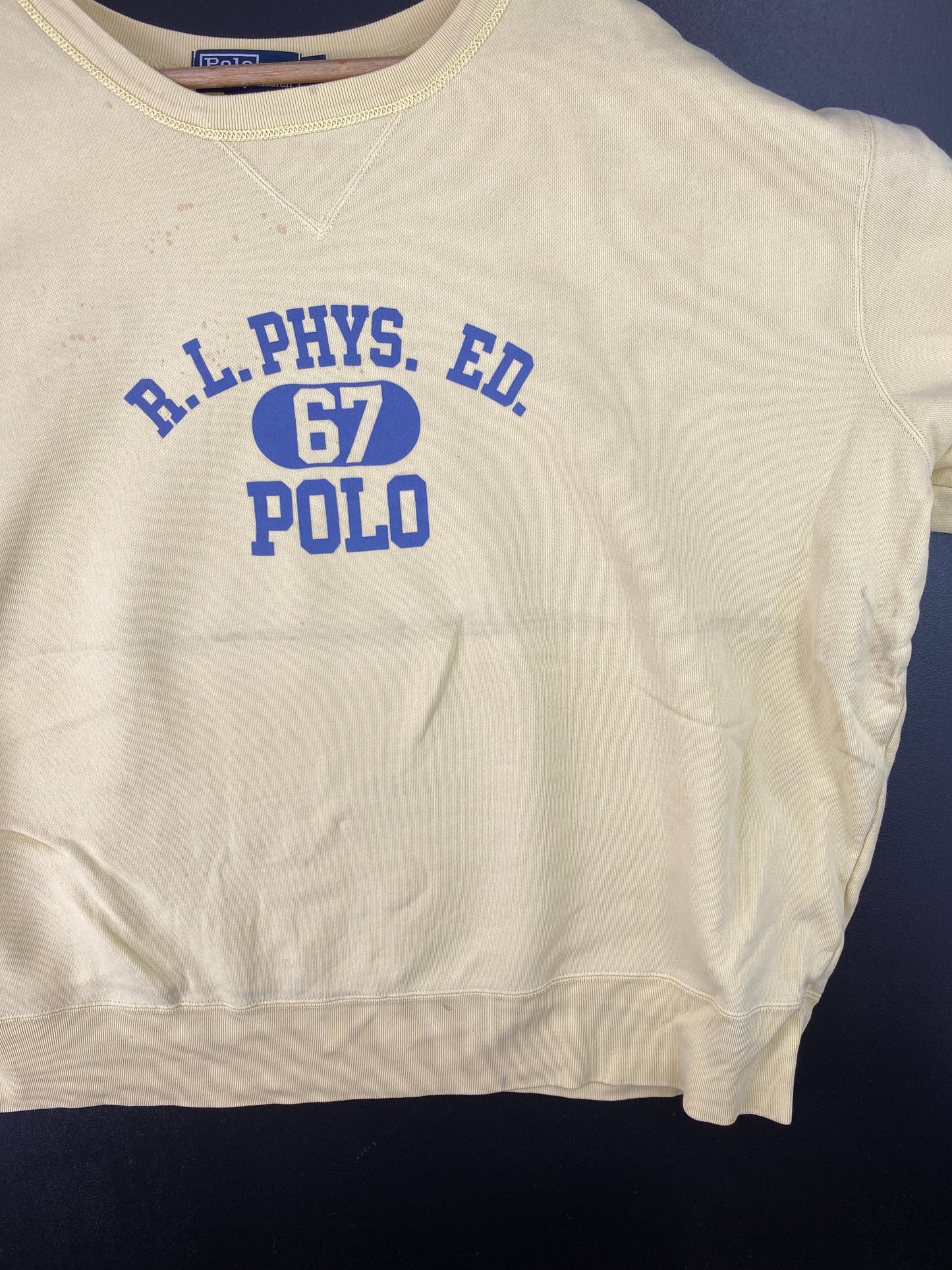 .90's POLO RALPH LAUREN Size XXL Vintage Sweat-Shirt  / E8053S