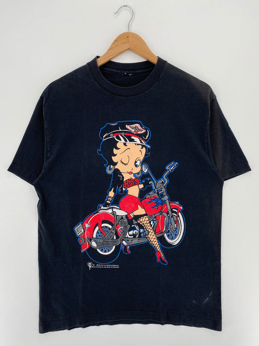1992 BETTY BOOP Size No Tag (Approx.M) Vintage T-Shirt /F2928T