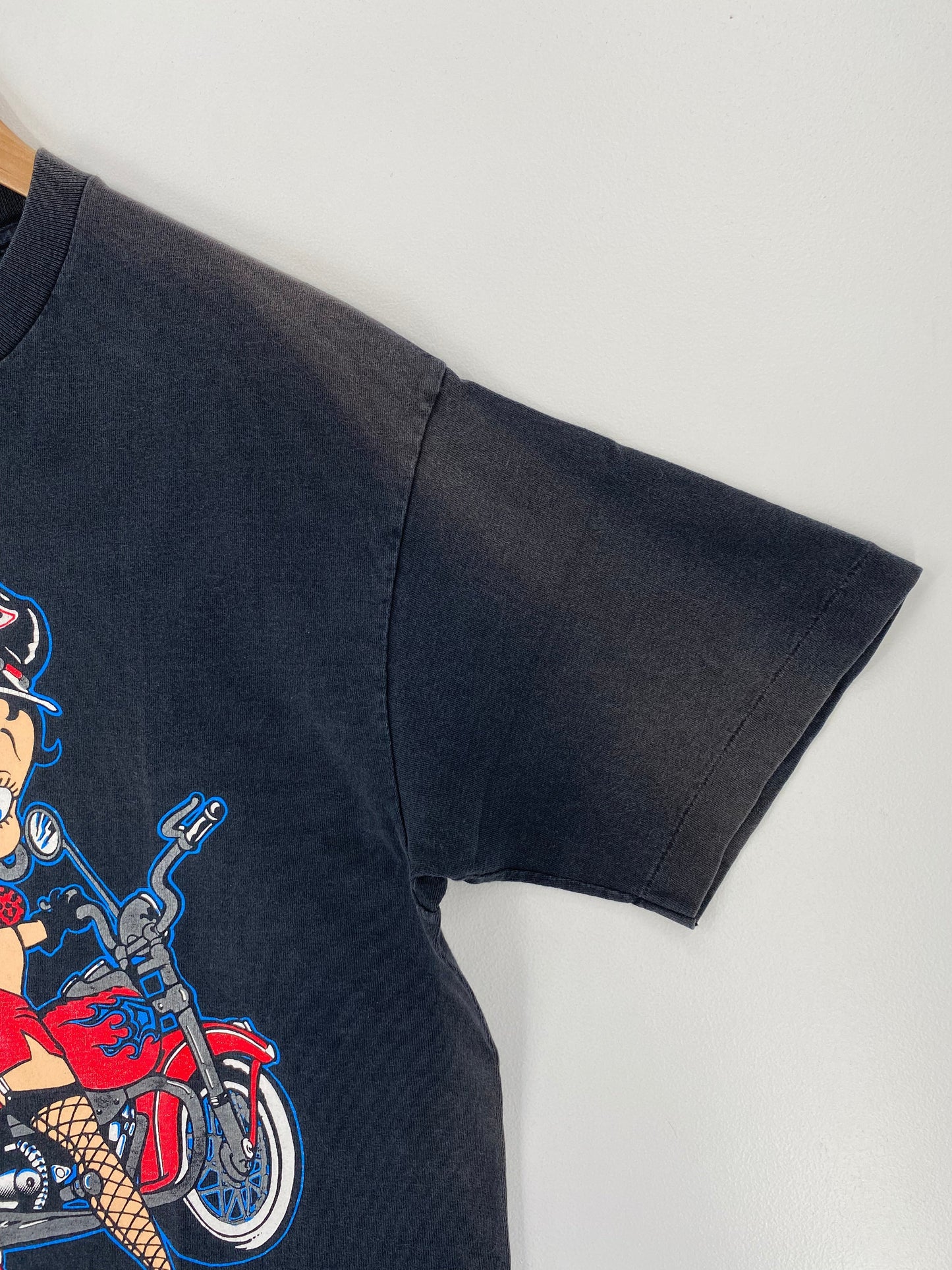 1992 BETTY BOOP Size No Tag (Approx.M) Vintage T-Shirt /F2928T