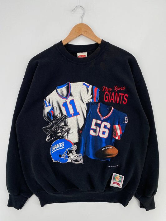 1993 NEW YORK GIANTS Made in USA Size L Vintage NFL Sweat-Shirt / F1623S