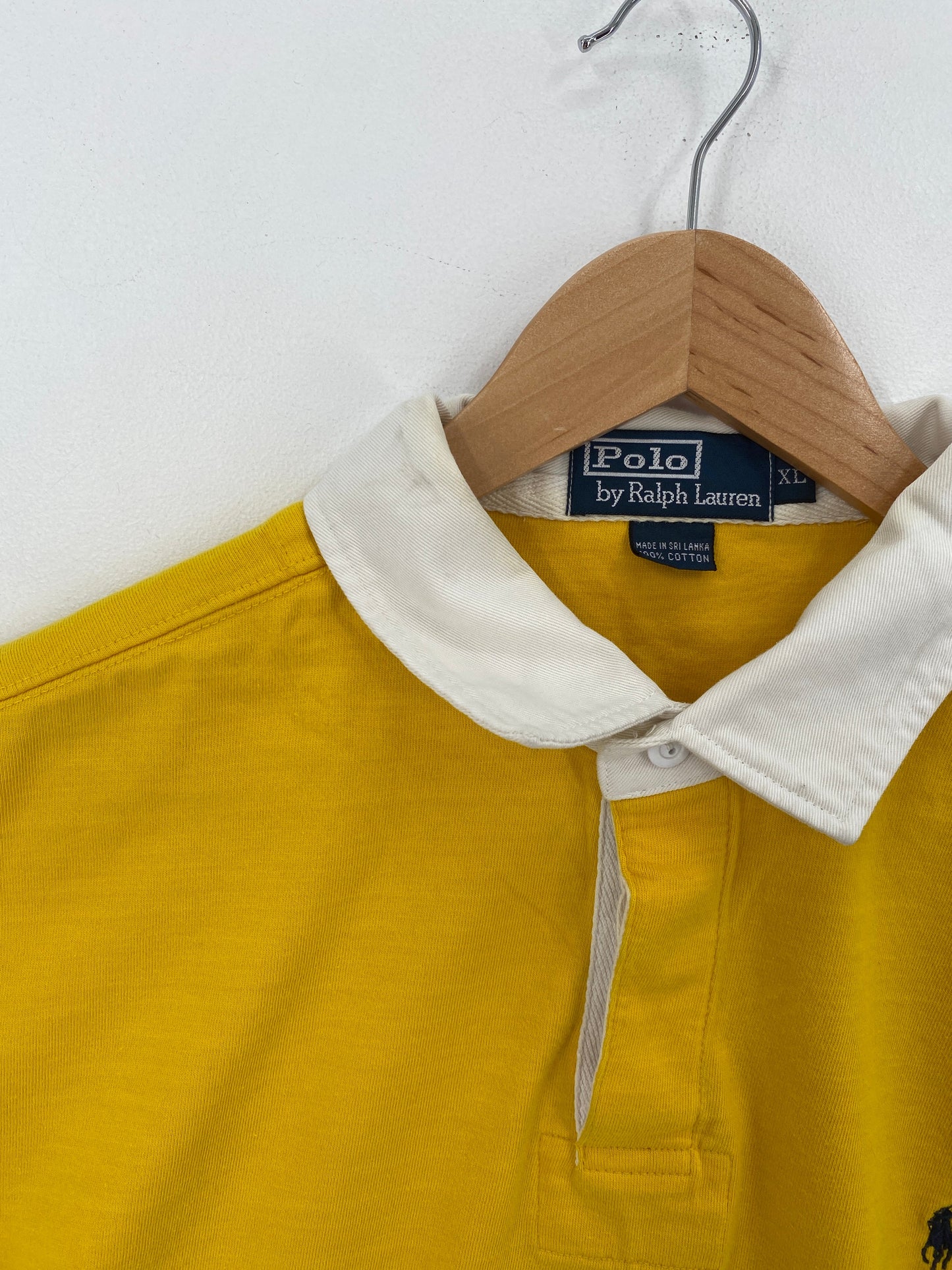 .90’s POLO RALPH LAUREN Size XL Vintage Rugby-Shirt / E8591B