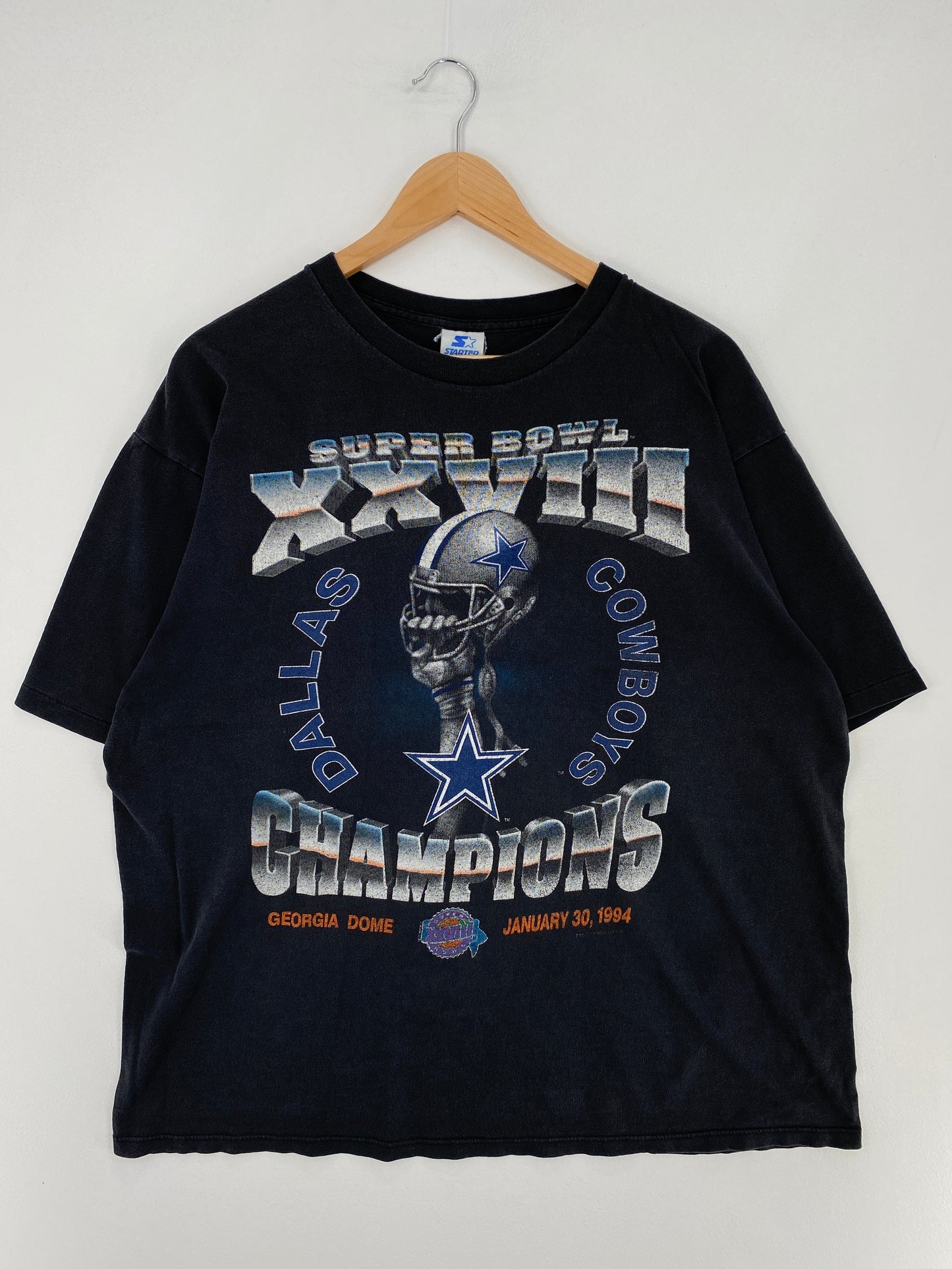 1994 STARTER x DALLAS COWBOYS Made in USA Size XL Vintage NFL T-shirt / F2128T