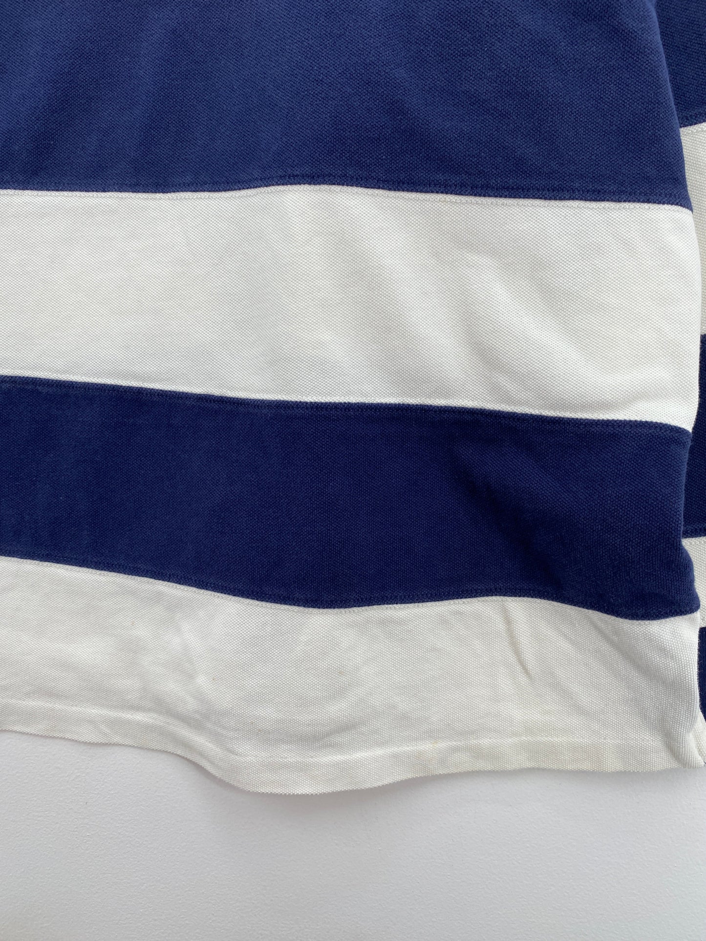 .90's Polo Ralph Lauren Size XXL Vintage Hoodie Rugby-Shirt / E8300B