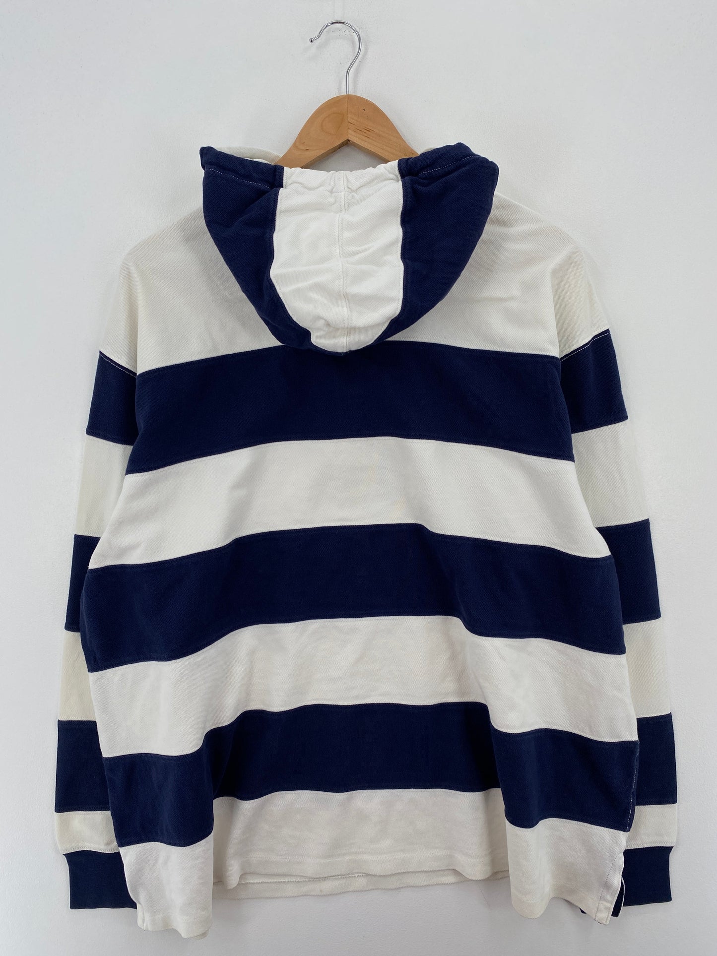 .90's Polo Ralph Lauren Size XXL Vintage Hoodie Rugby-Shirt / E8300B