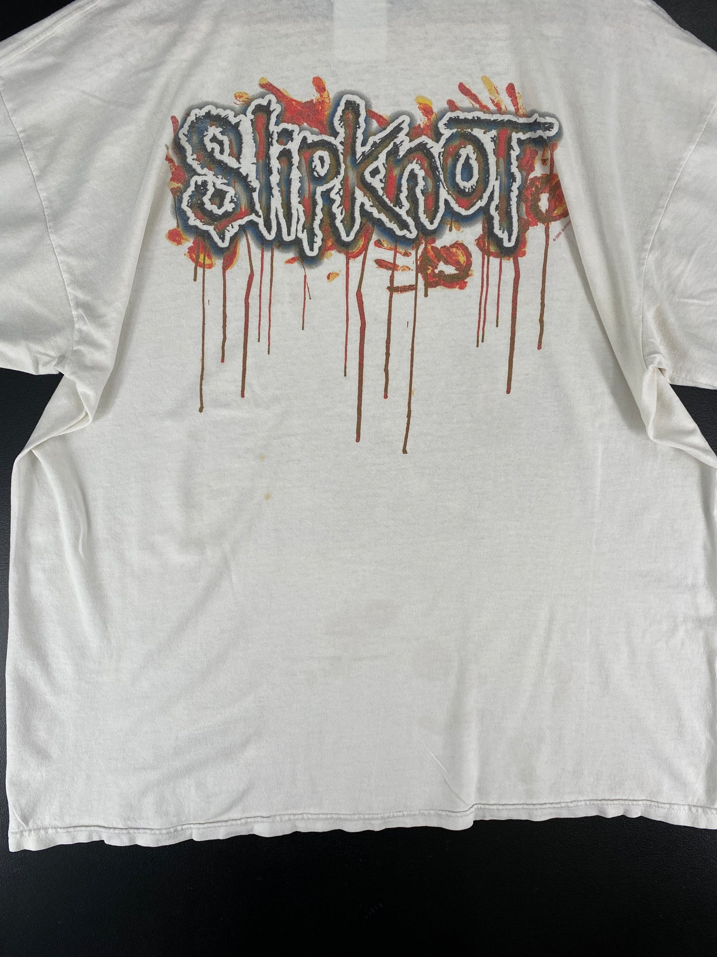 00’ SLIPKNOT Size XL Vintage Music T-shirt / E6981T