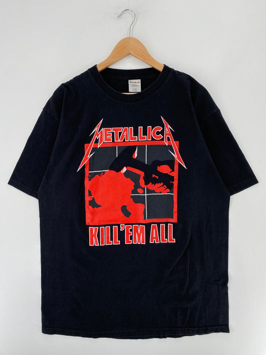 00’ METALLICA Size XL Music T-shirt / E6988T