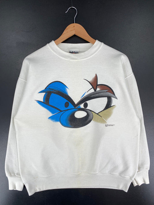 1994 LOONEY TUNES TAZ Made in USA Size L Vintage Sweat-shirt / G4454S