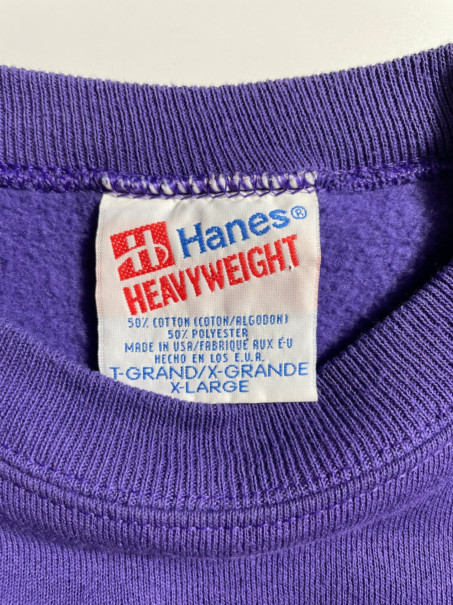 90's NIAGARA Made in USA Size XL Vintage College Sweat-shirt / E9098S