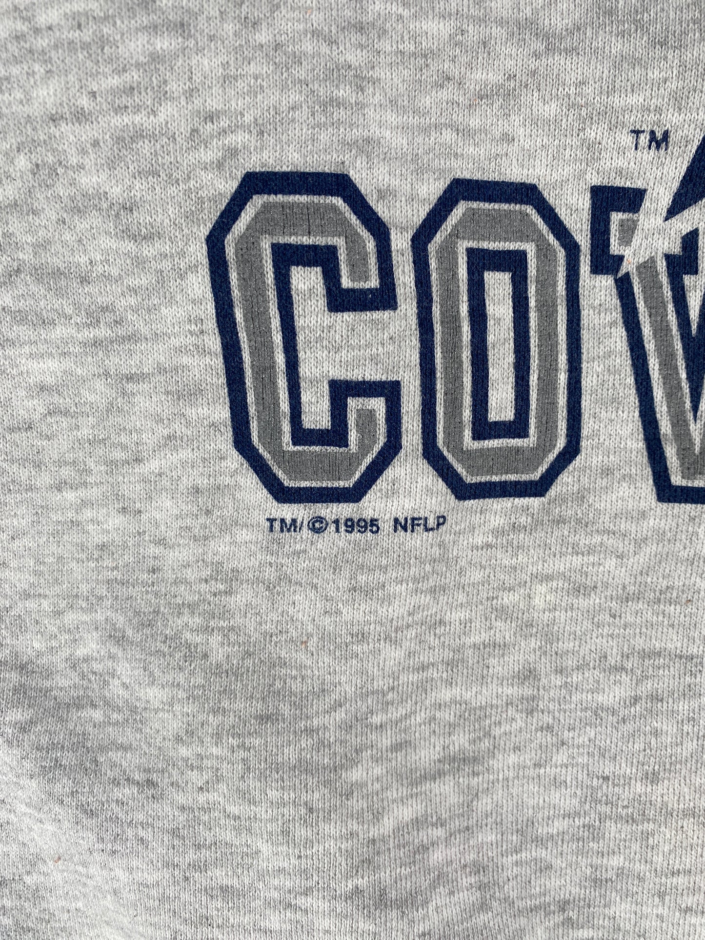 1995 DALLAS COWBOYS Size No Tag (Approx.M) Vintage NFL Sweat-Shirt / E7744S