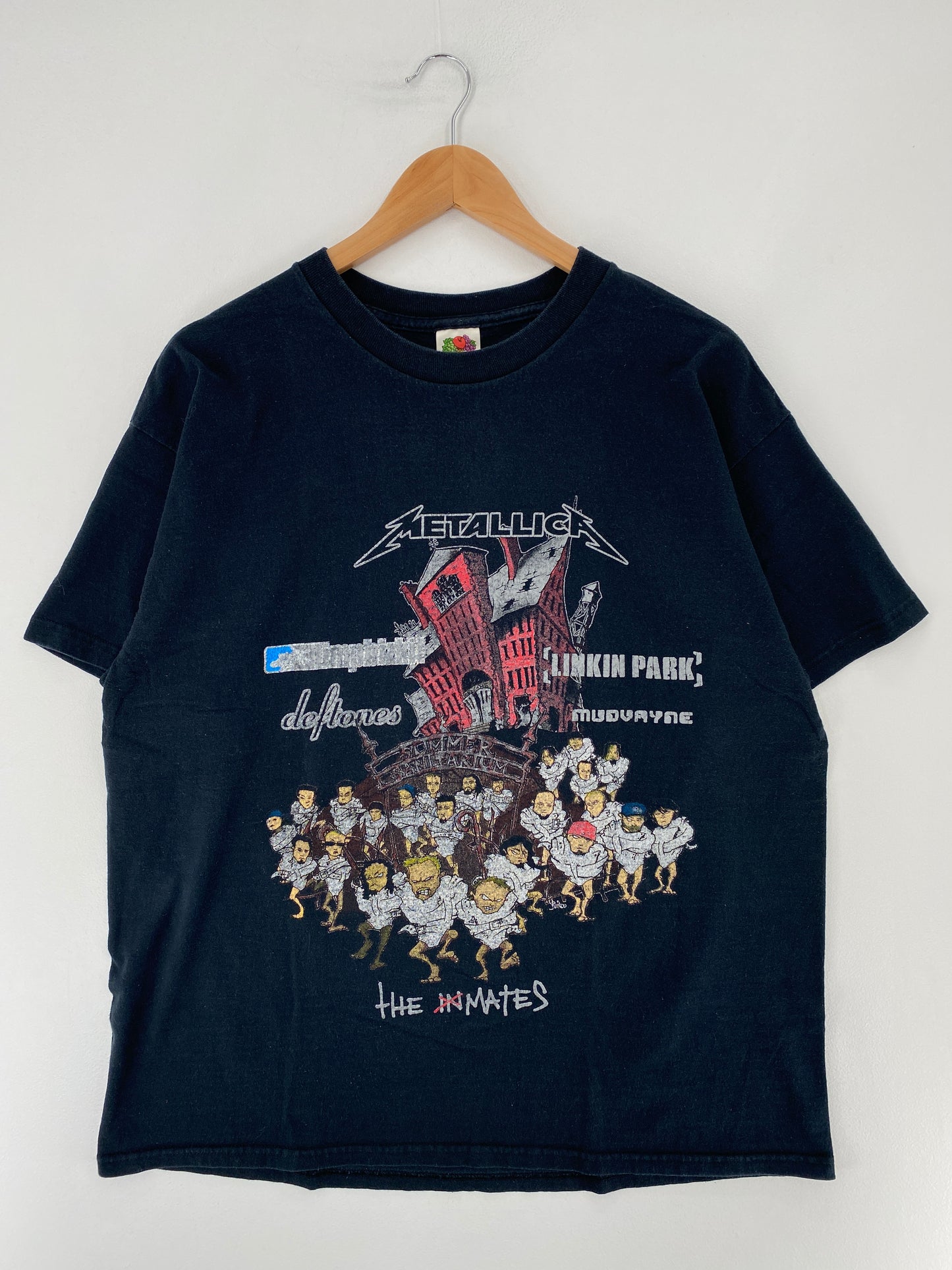 2003 METALLICA Size XL Vintage T-shirt / E7768T