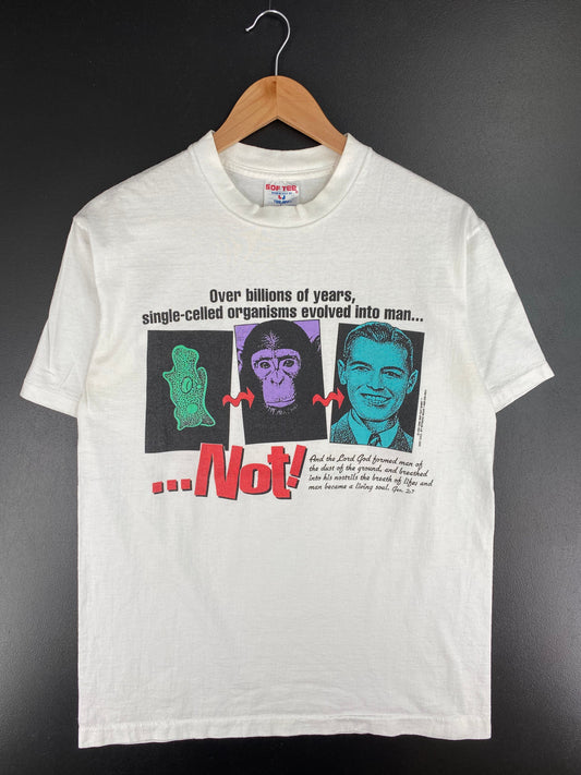 1991 ONE WAY OUT Made in USA Size L Vintage T-Shirt / G562T