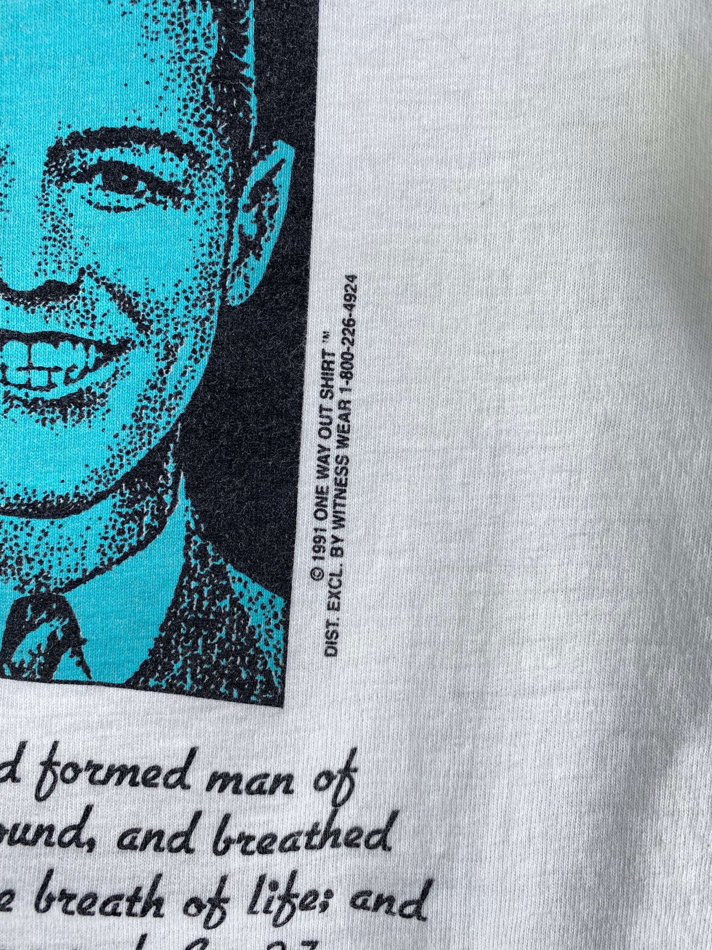 1991 ONE WAY OUT Made in USA Size L Vintage T-Shirt / G562T