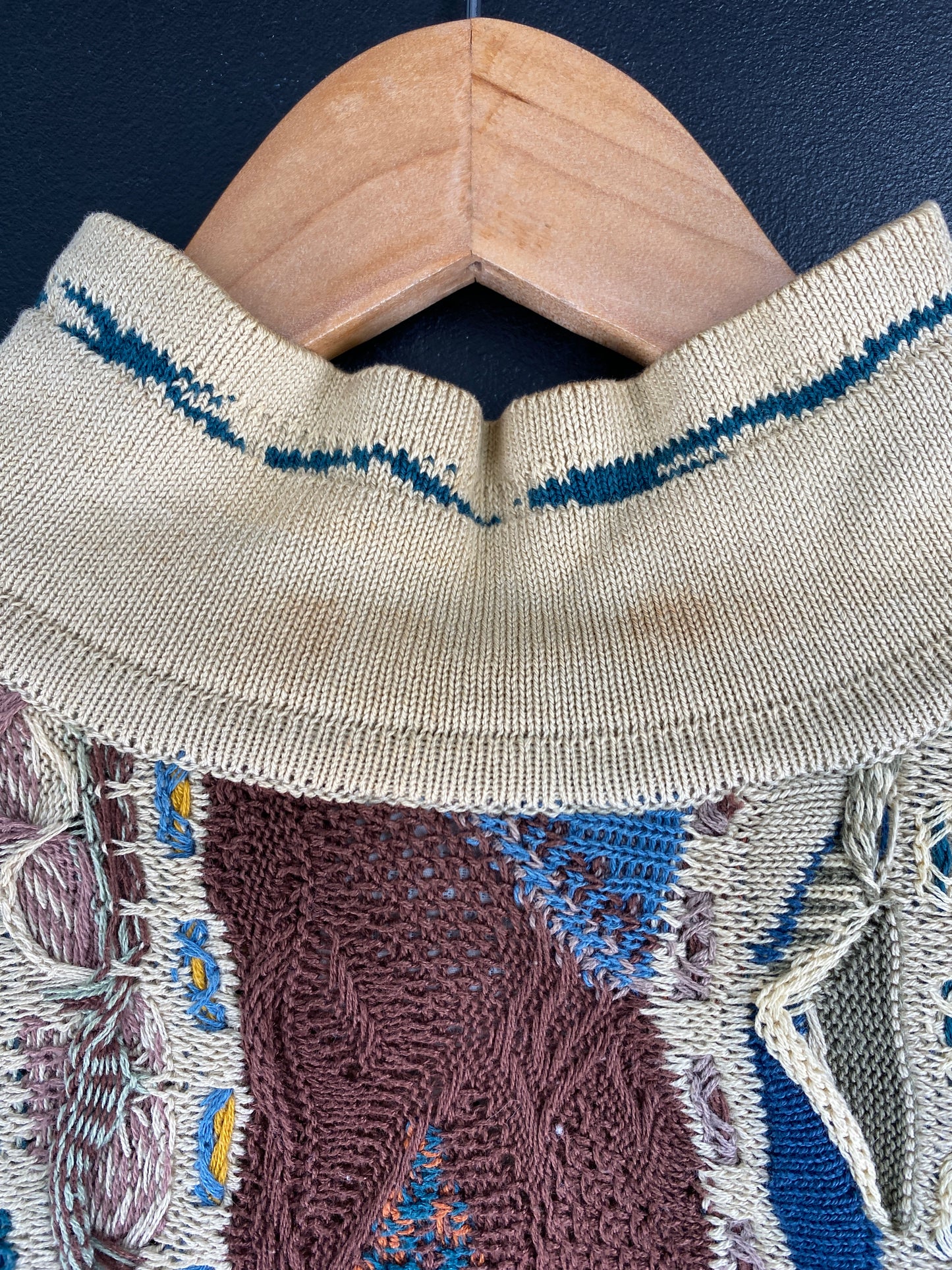 90’s COOGI Size XXL Cotton Knit Sweater / F4397K