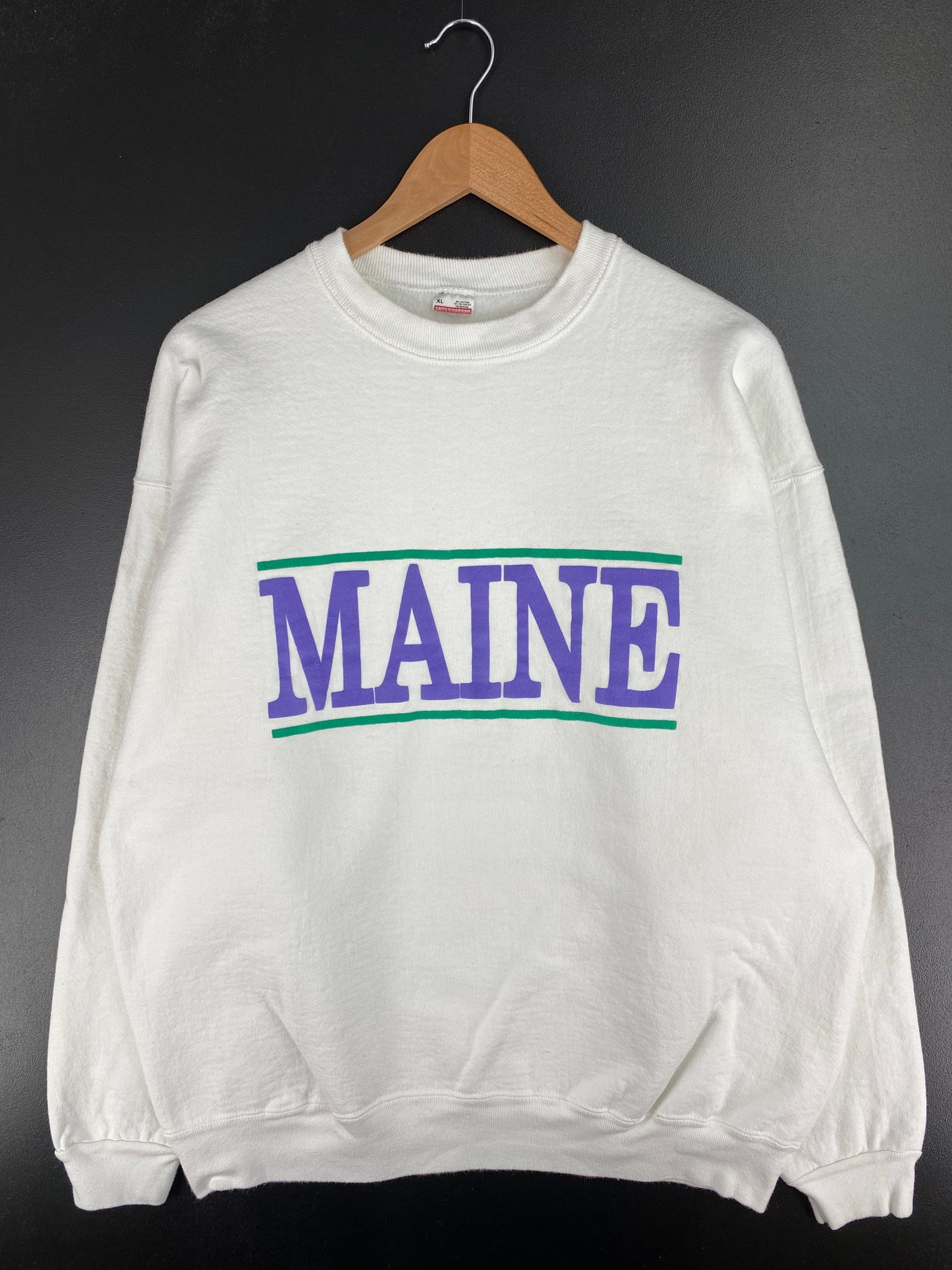 90's MAINE Size XL Vintage Sweat-shirt / G2336S