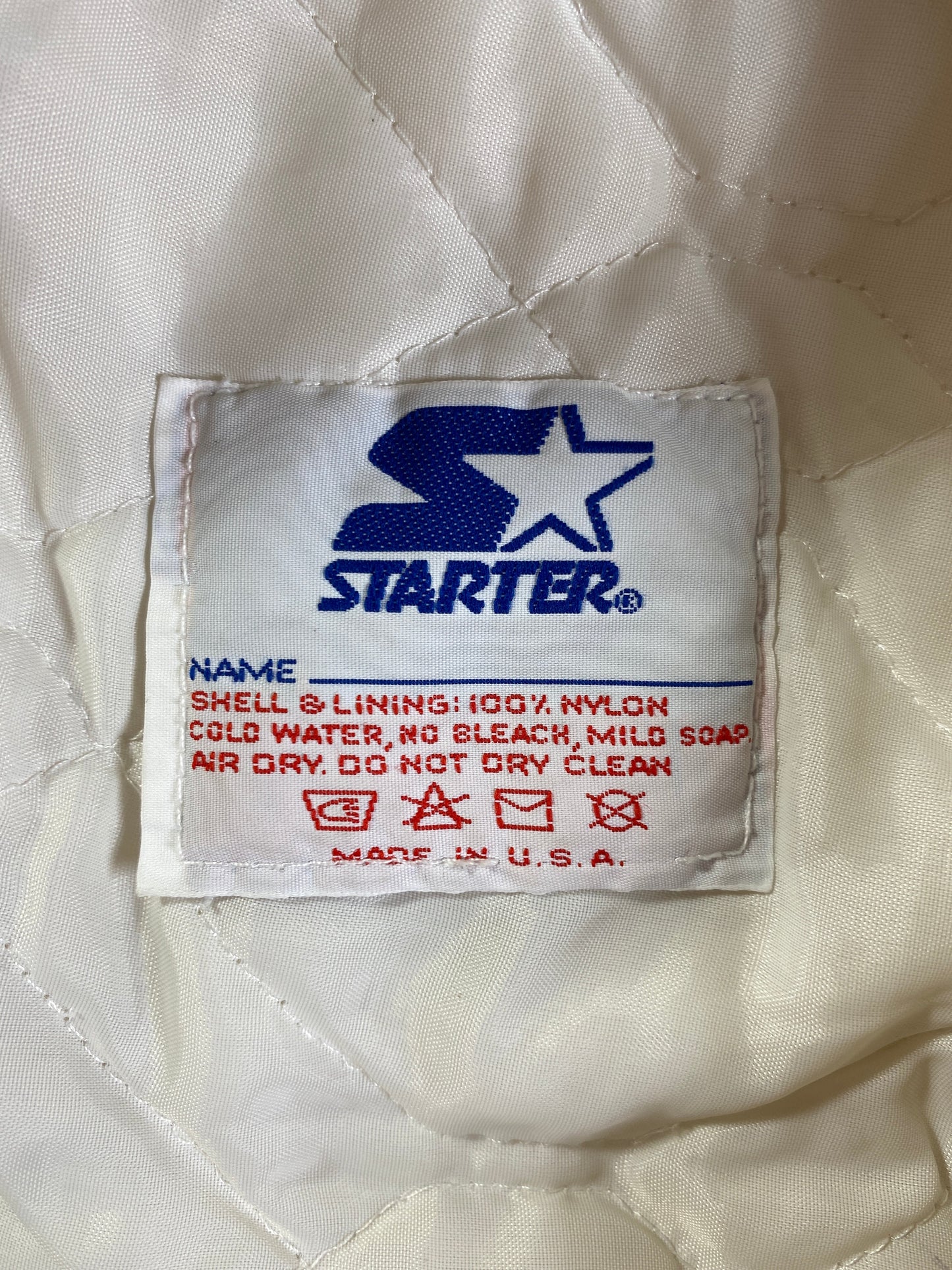 90’s STARTER x DOLPHINS Made in USA Size XL NFL Button down Nylon Jacket / F5833N