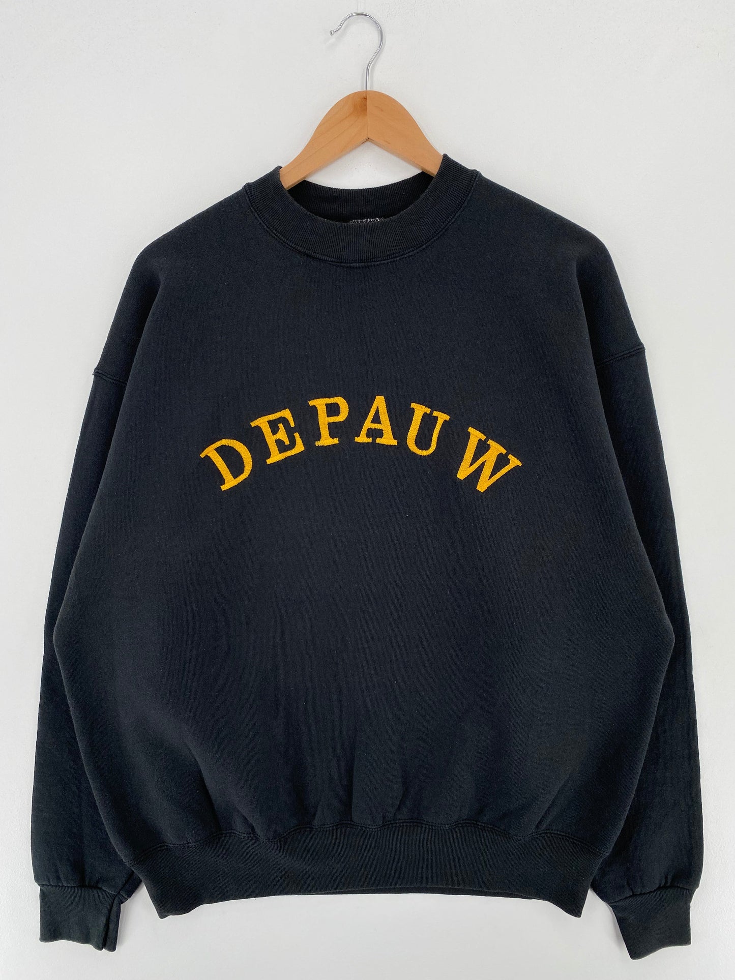 90's DEPAUW Made in USA Size XL Vintage College Sweat-Shirt / F9247S