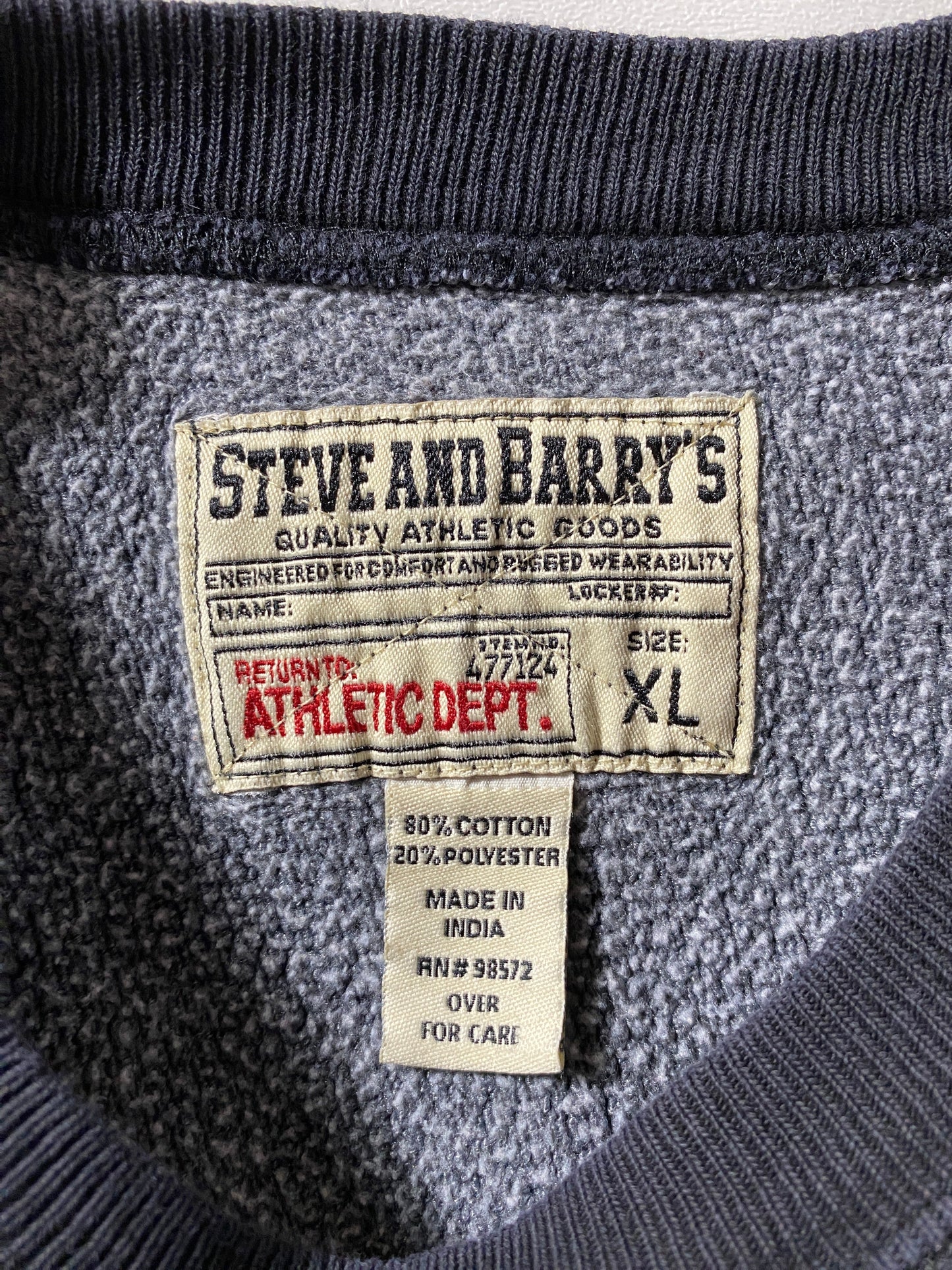 Vintage BUFFALO STATE Size XL Vintage College Sweat-shirt / G6306S