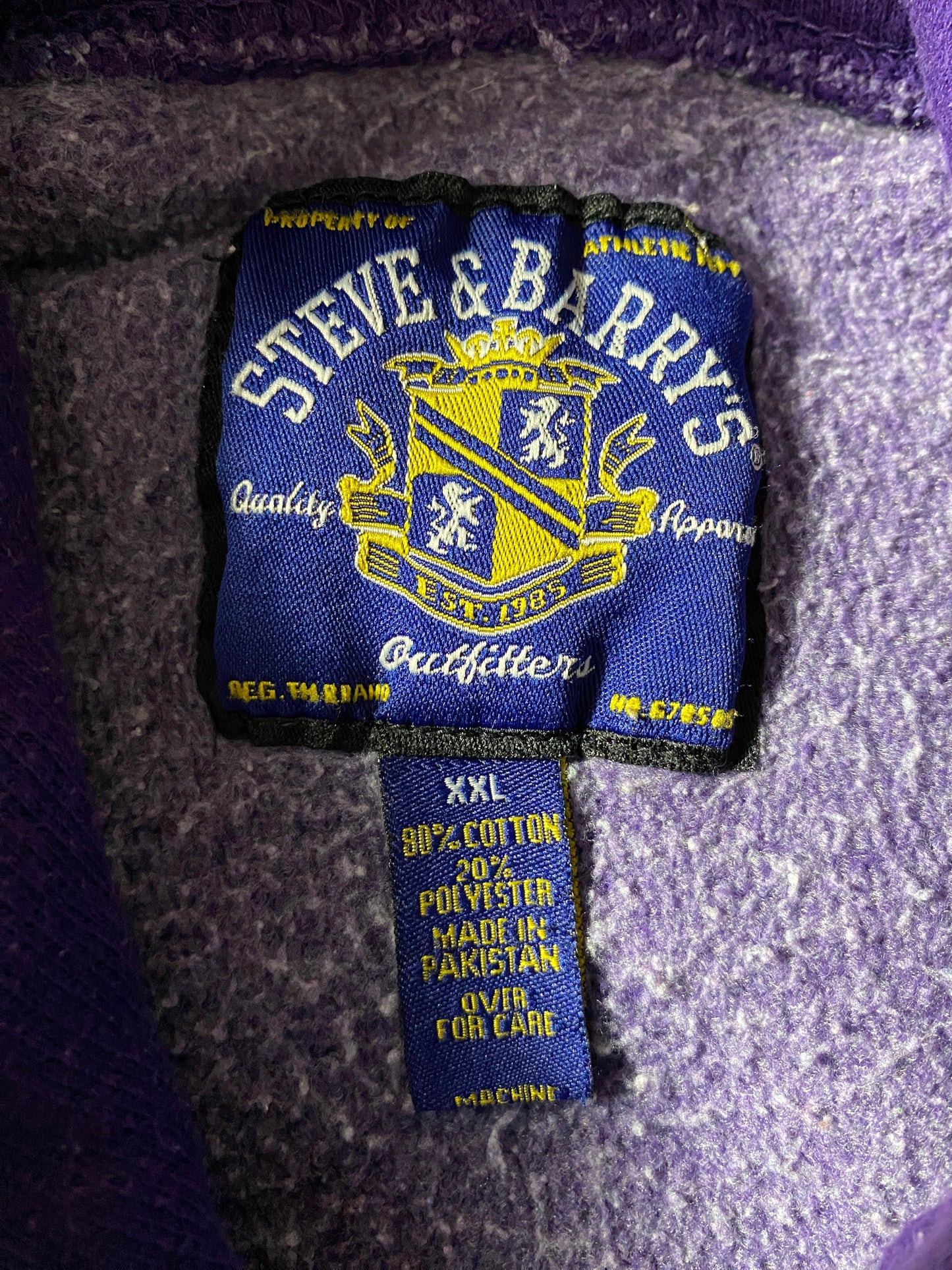 Vintage KANSAS STATE Size XXL Vintage College Hoodie Sweat shirt / E9254S
