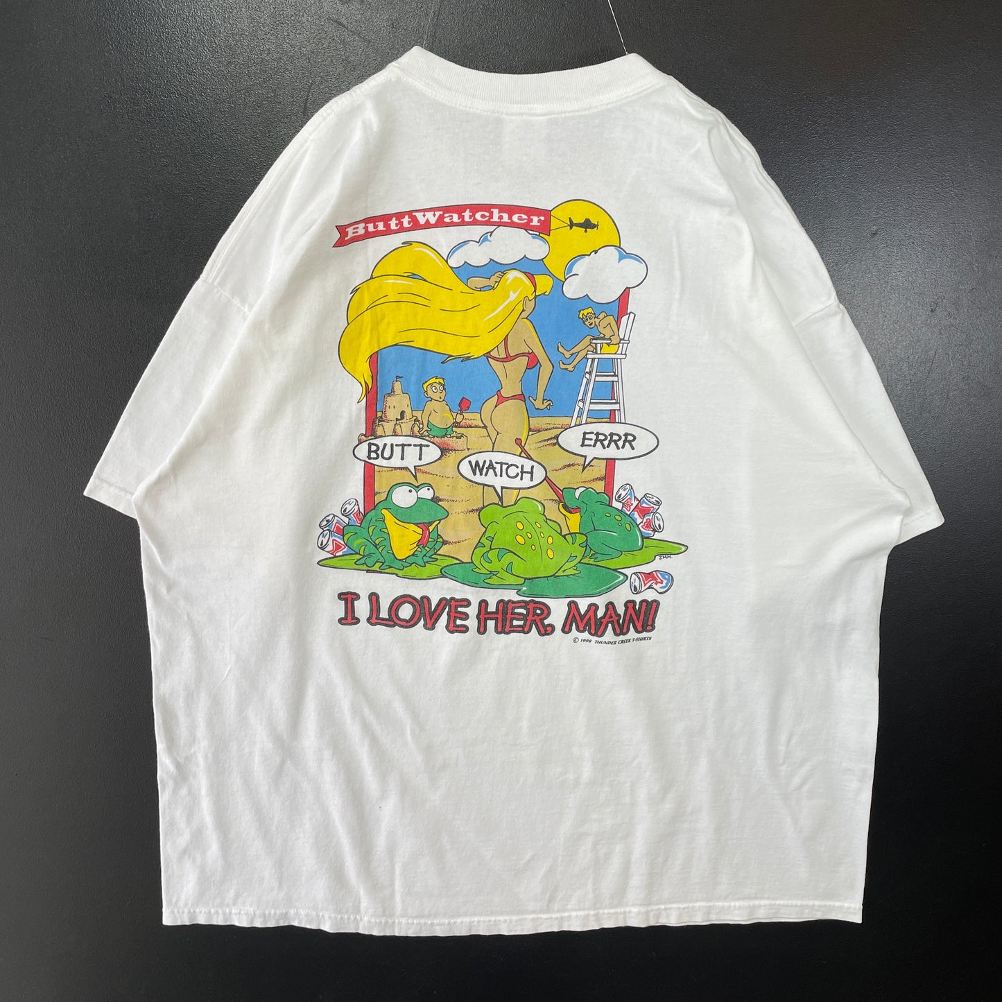 (XXL) 1998 BUTT WATCHER T-shirt / A0190T