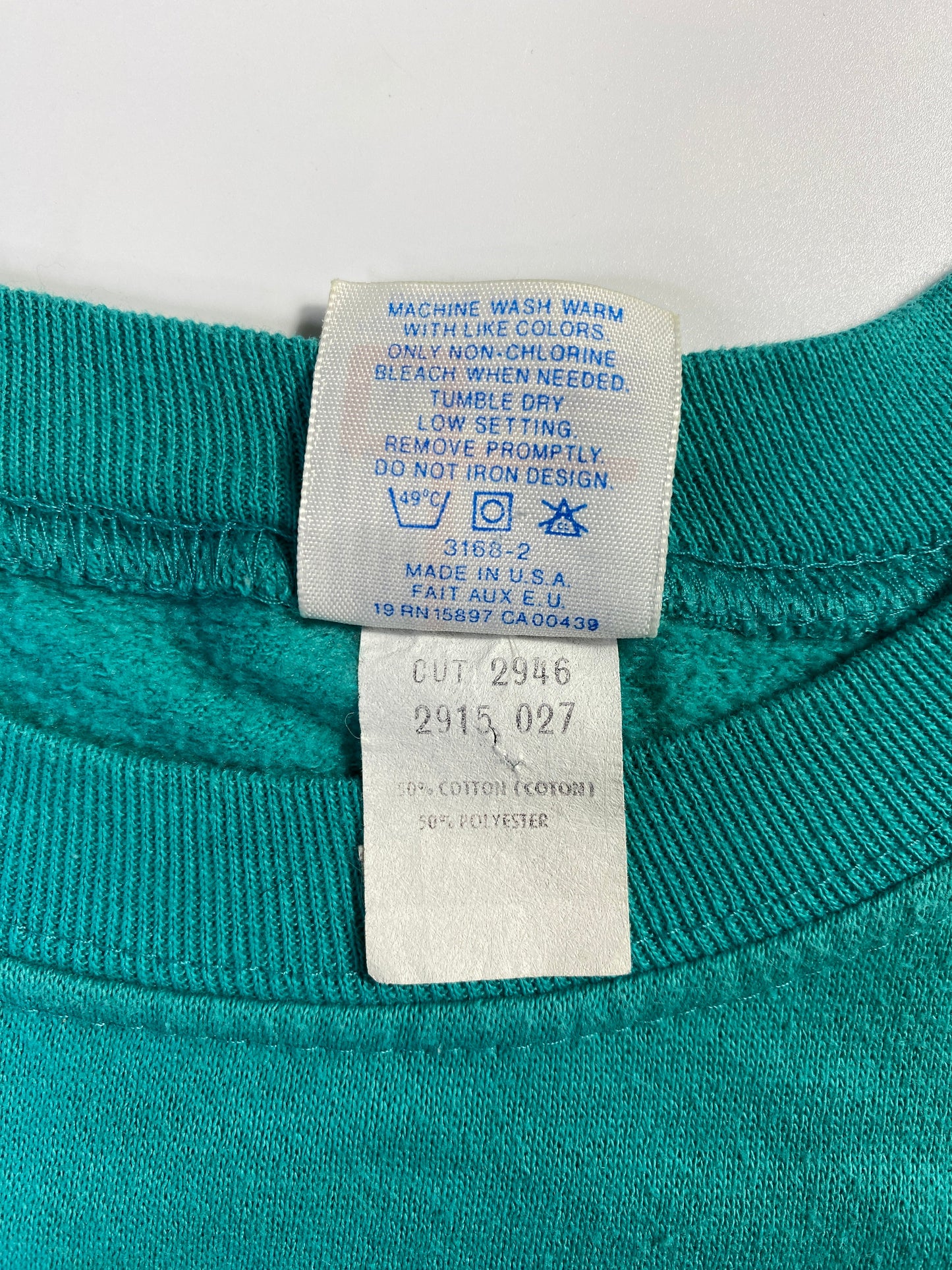 90's MIAMI DOLPHINS Made in USA Size XL Vintage NFL Sweat-Shirt / F5410S