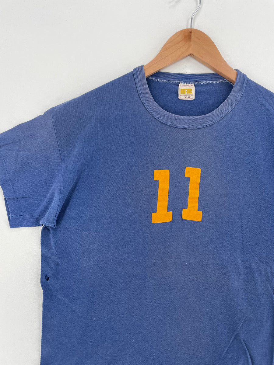 70’s RUSSELL ATHLETIC NO. 11 Made in USA Size XL Vintage T-shirts / E8665T