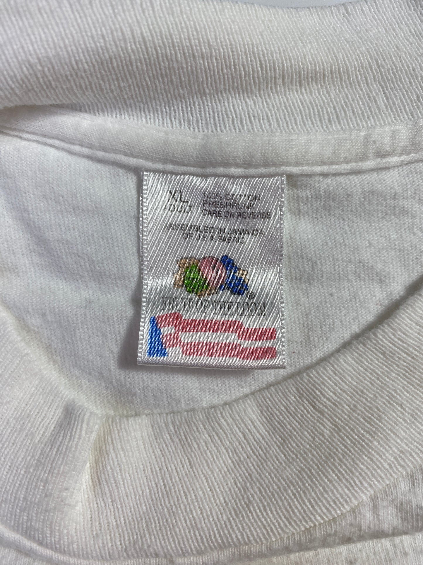 1995 HUSTON ROCKETS Made in USA Size XL Vintage NBA T-Shirt / E8702T