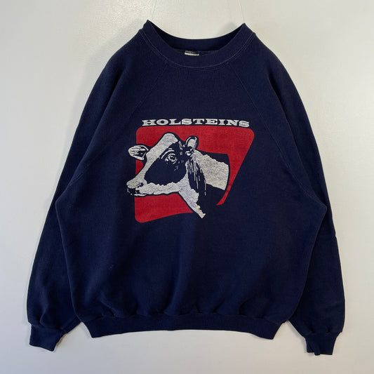 (XL) 80’s HOLSTEINS Sweat-shirt / A0231S