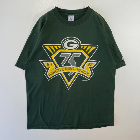 (XL) 1993 GREEN BAY PACKERS Vintage NFL T-Shirt / A0242T