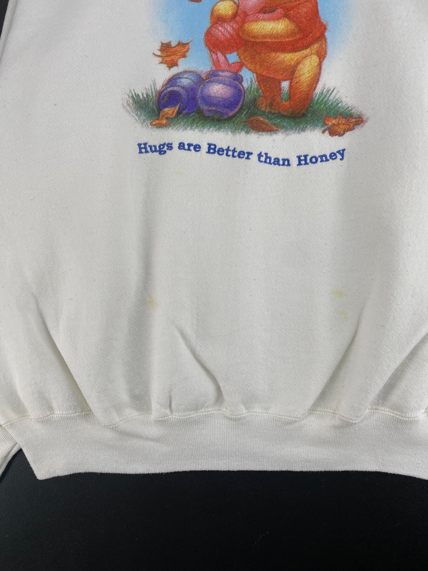 00’ DISNEY POOH & PIGLET Made in USA Size L/XL Vintage Sweat-shirt / F7215S