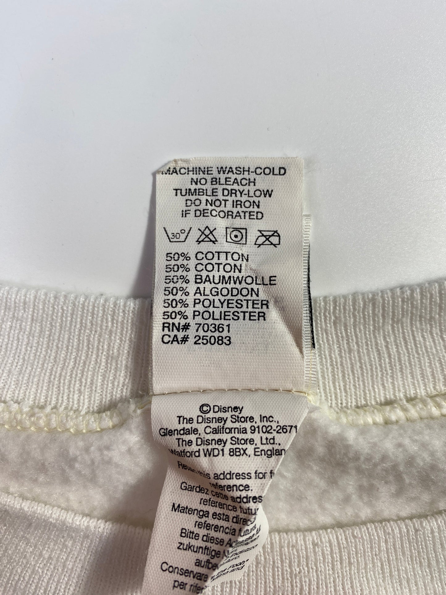 00’ DISNEY POOH & PIGLET Made in USA Size L/XL Vintage Sweat-shirt / F7215S