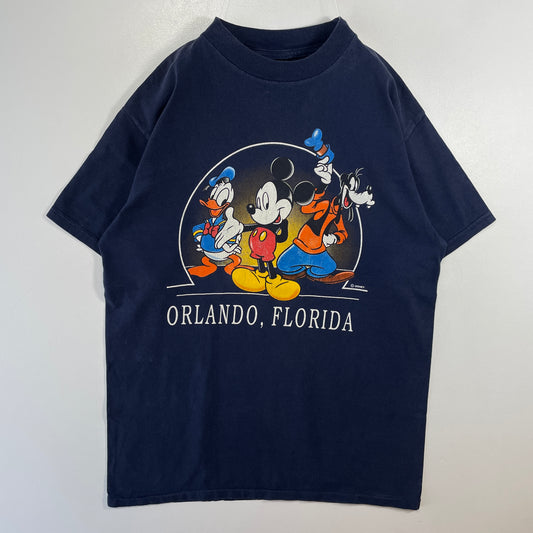 (L) 90’s DISNEY MICKEY GOOFY DONALD DUCK T-shirt / A0282T